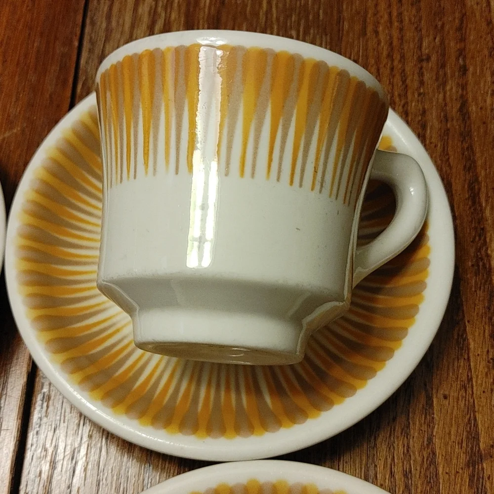 Rare MCM Paul McCobb Jackson China Restaurant Ware Coffee Cup & Saucer